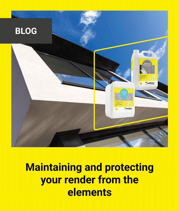 Maintaining and protecting your render from the elements - blog post