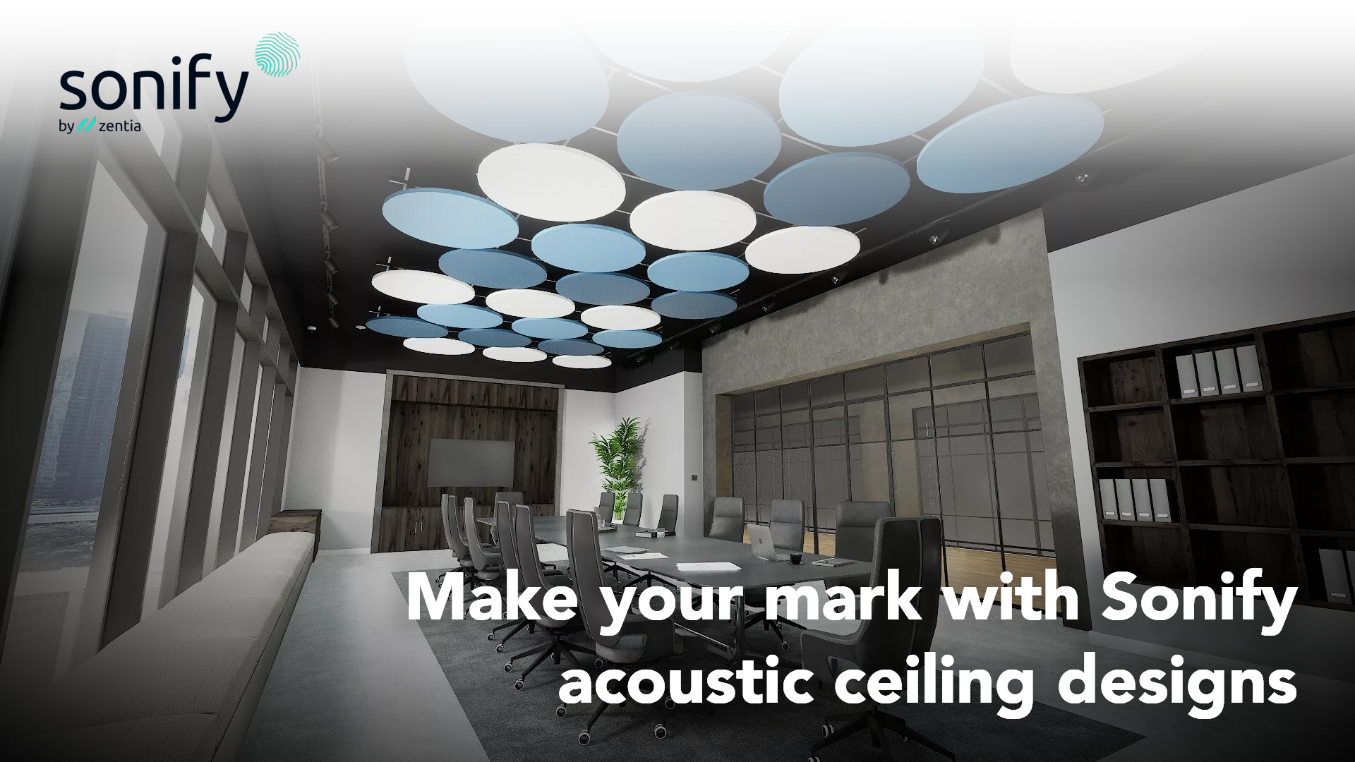 Make your mark with Sonify acoustic ceiling designs