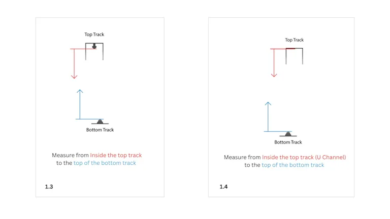 Sliding Door Height Measurement