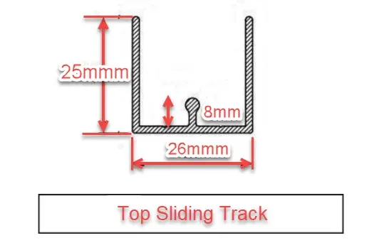 Top Sliding Track new
