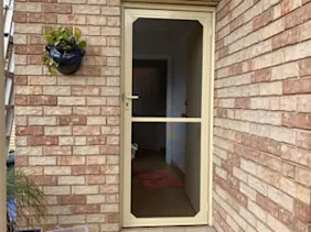 Fly door hinged paw proof