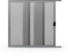 Graphic - Black and white - Sliding Door