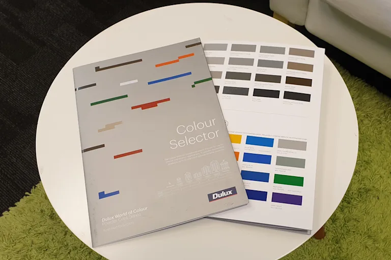 Powder colour options