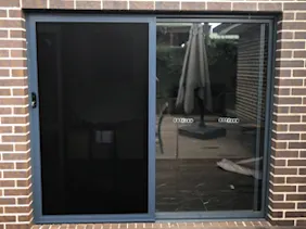 Low-Vis Sliding Screen Door