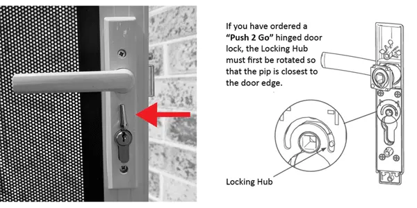Hinged Lock Install