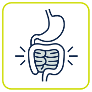 Stomach/intestine icon – lower abdomen
