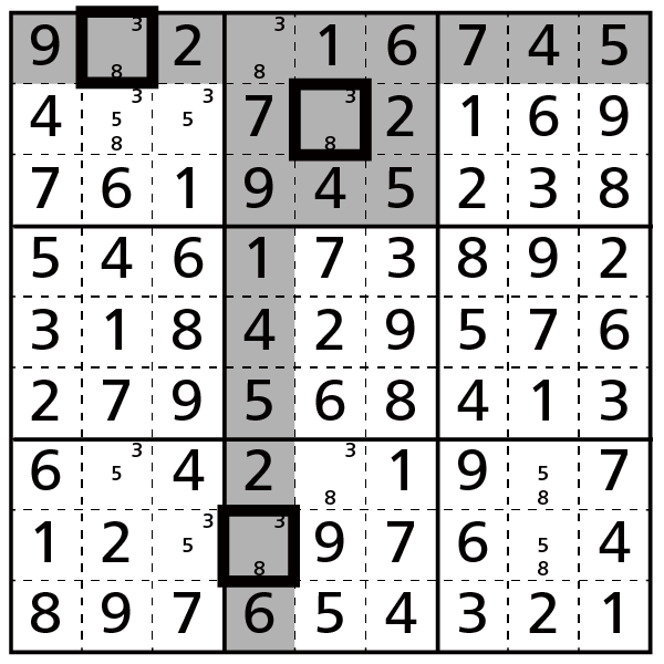 テクニック12 Xyチェイン パズル製作研究所