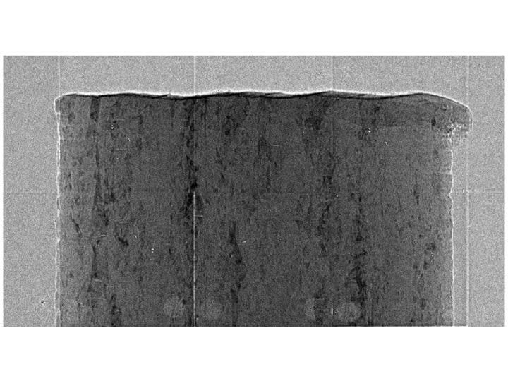 Radioscopic Image of Aluminum alloy cylinder, exposure time 300 s