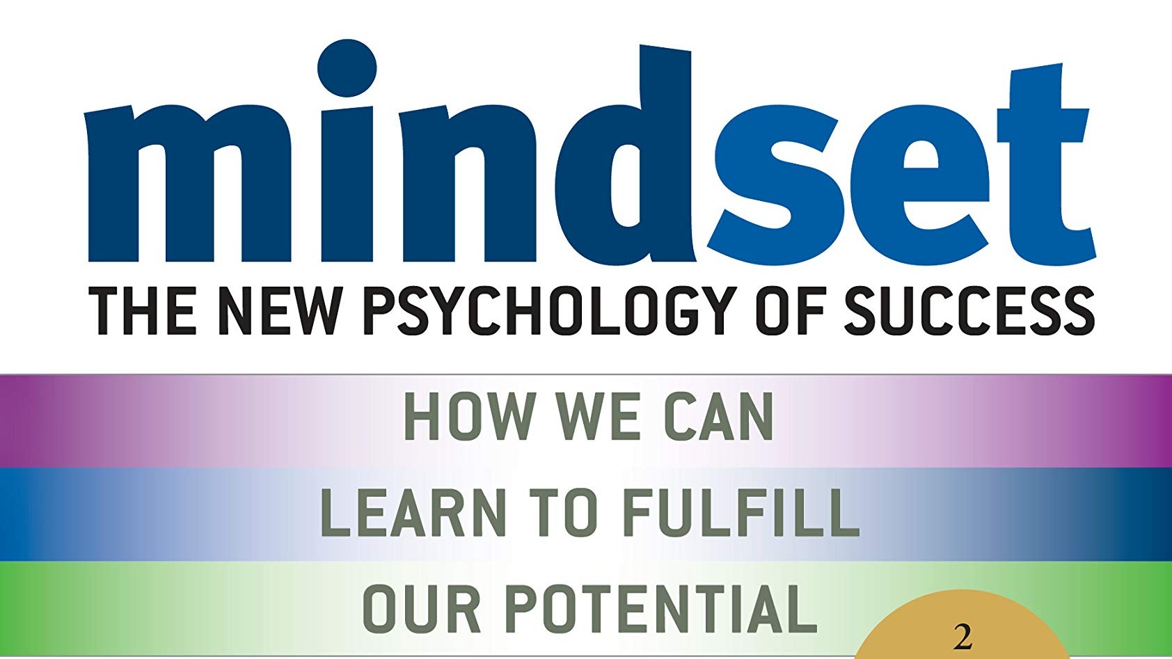 Mindset: The New Psychology of Success book cover