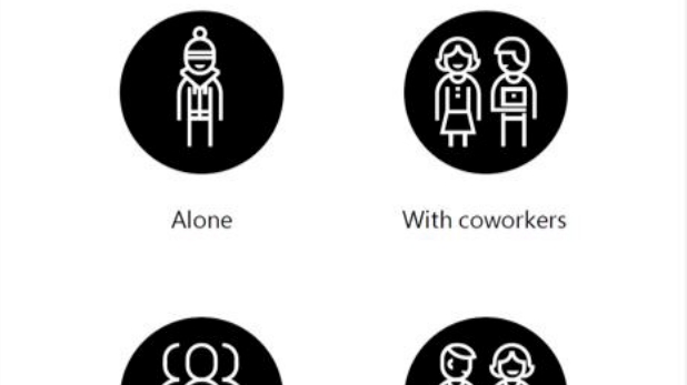 Microsoft Design support card for identifying persona spectrums