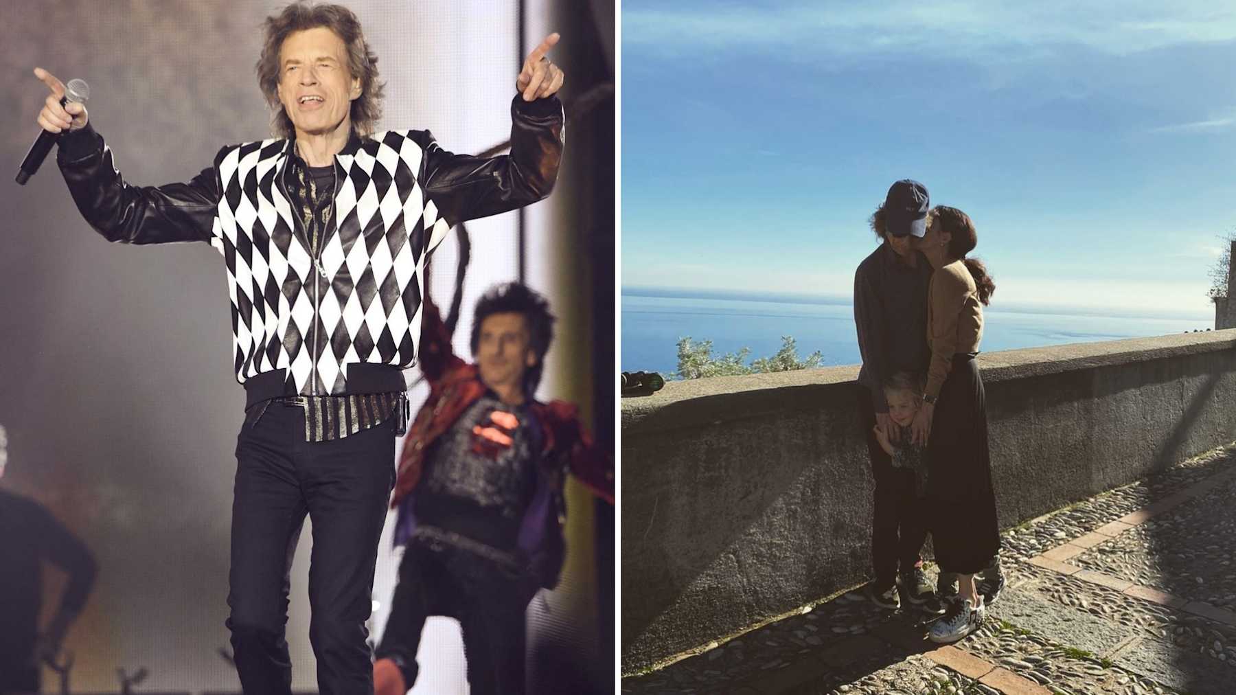 Mick Jagger Looks Like A Doting Dad When Stepping Out With 4-Year-Old