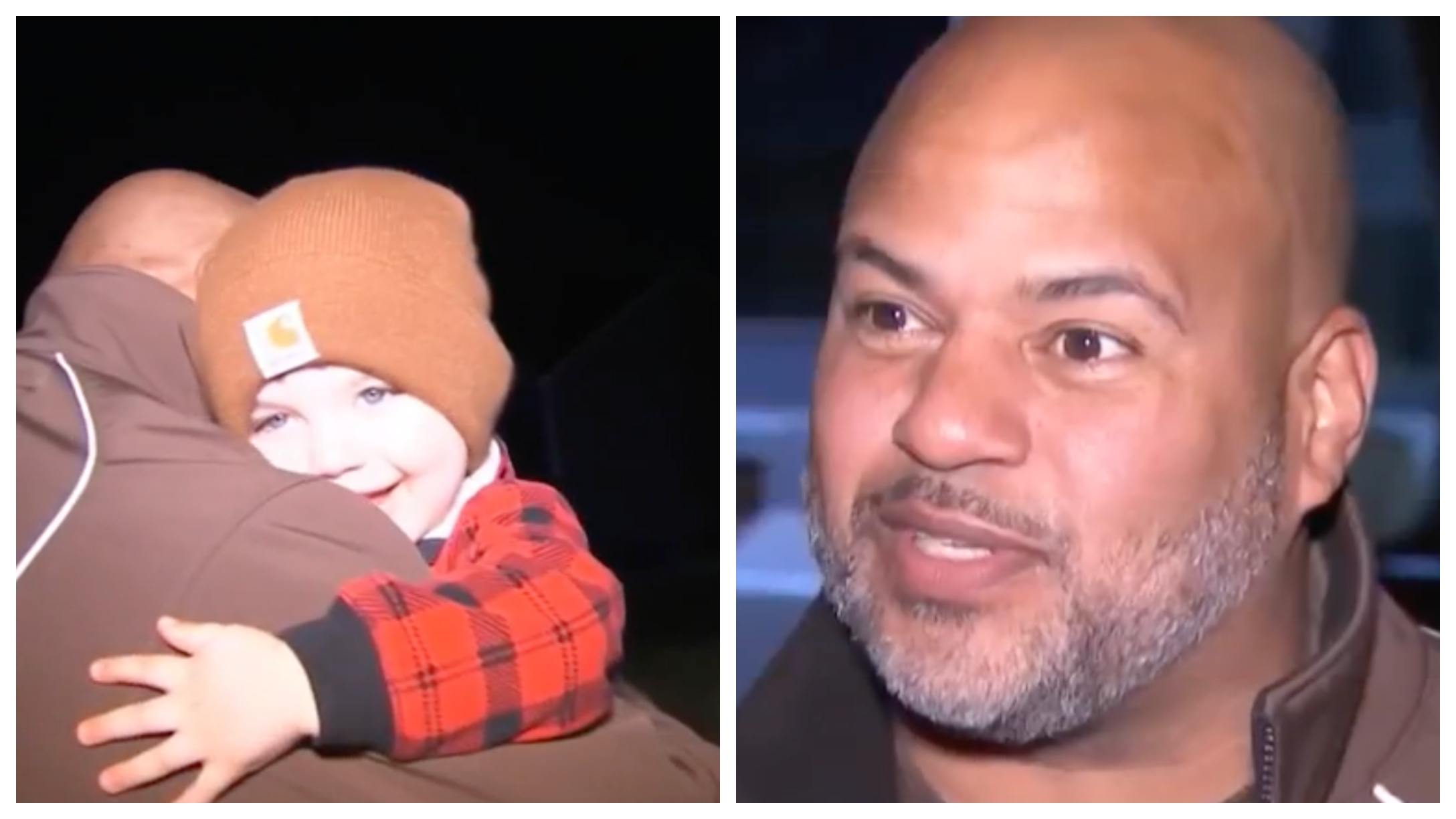 Adorable Toddler Caught On Video Thanking UPS Driver With Big Hug And