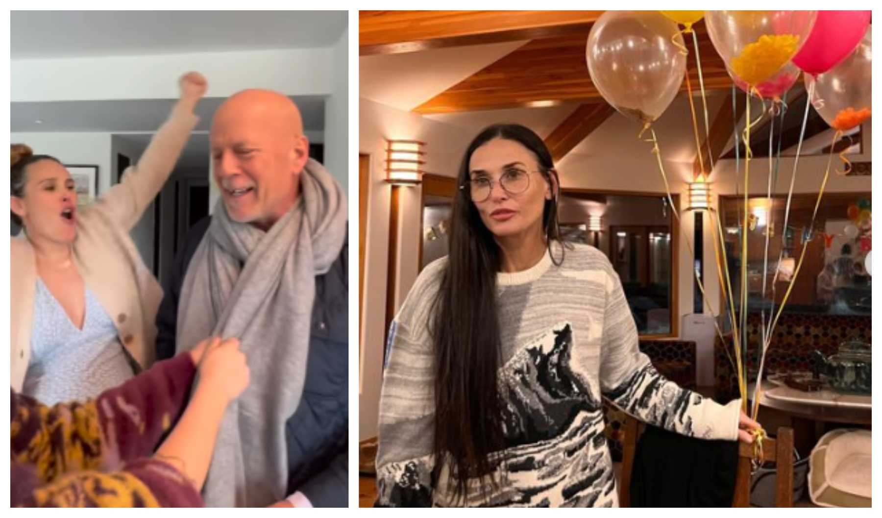 Demi Moore And The Family Celebrate Bruce Willis On His Birthday ...