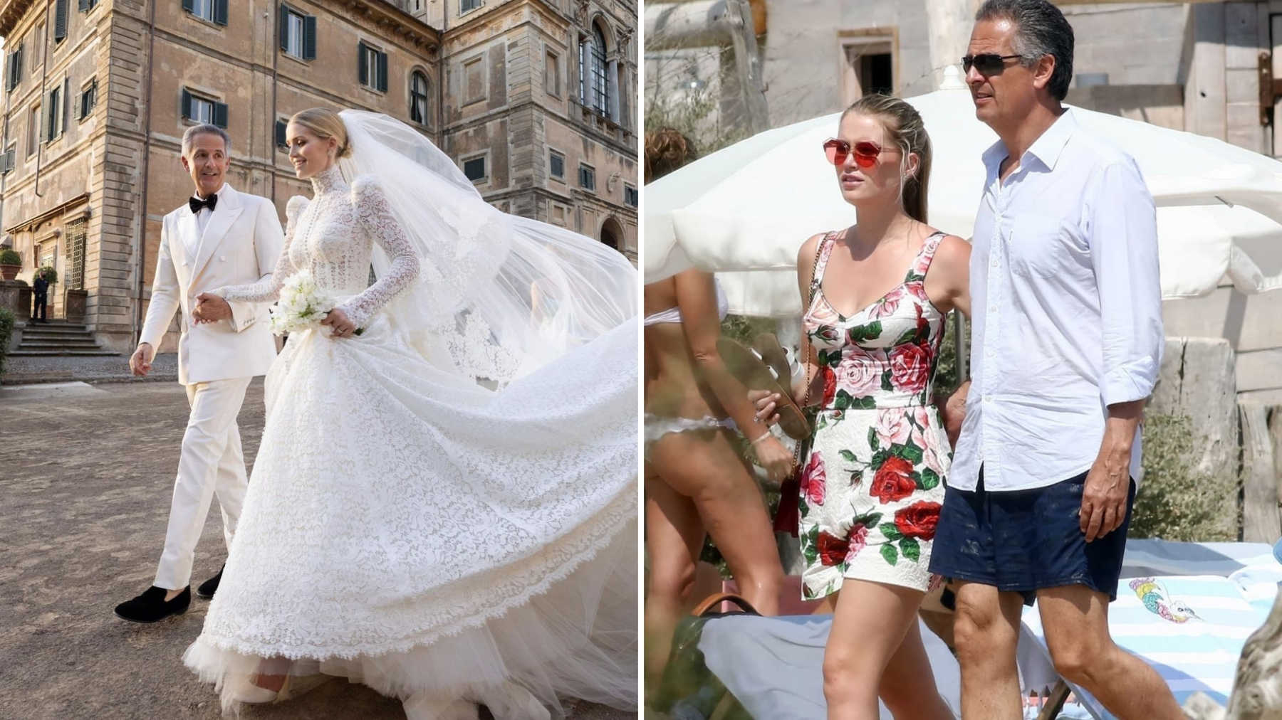 Princess Dianas Niece Lady Kitty Spencer Gets Married In Luxe Italian ...