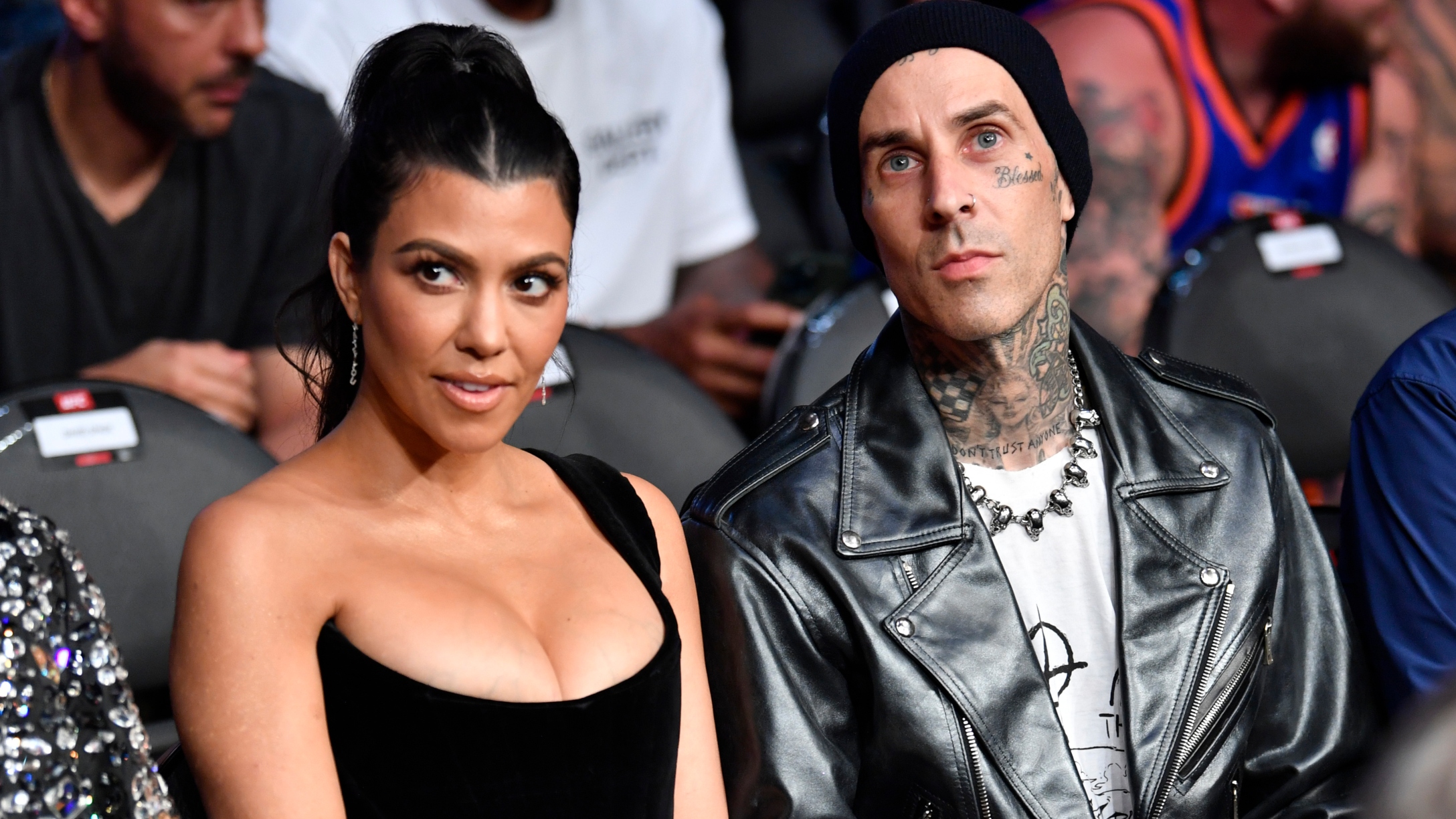 Kourtney Kardashian Allegedly Marries Travis Barker In Las Vegas And   Kourtney Travis Married 