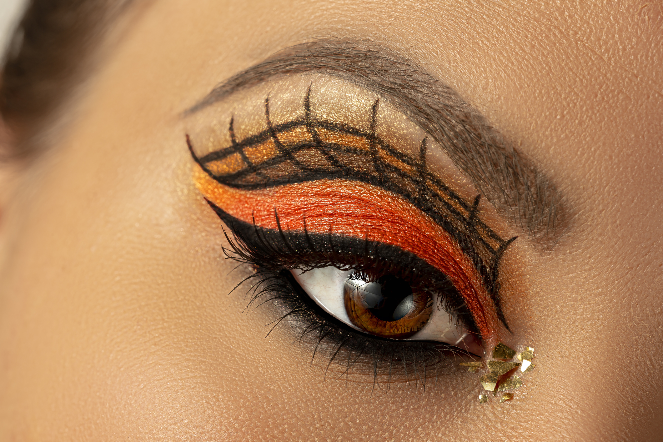 spider web eyeliner