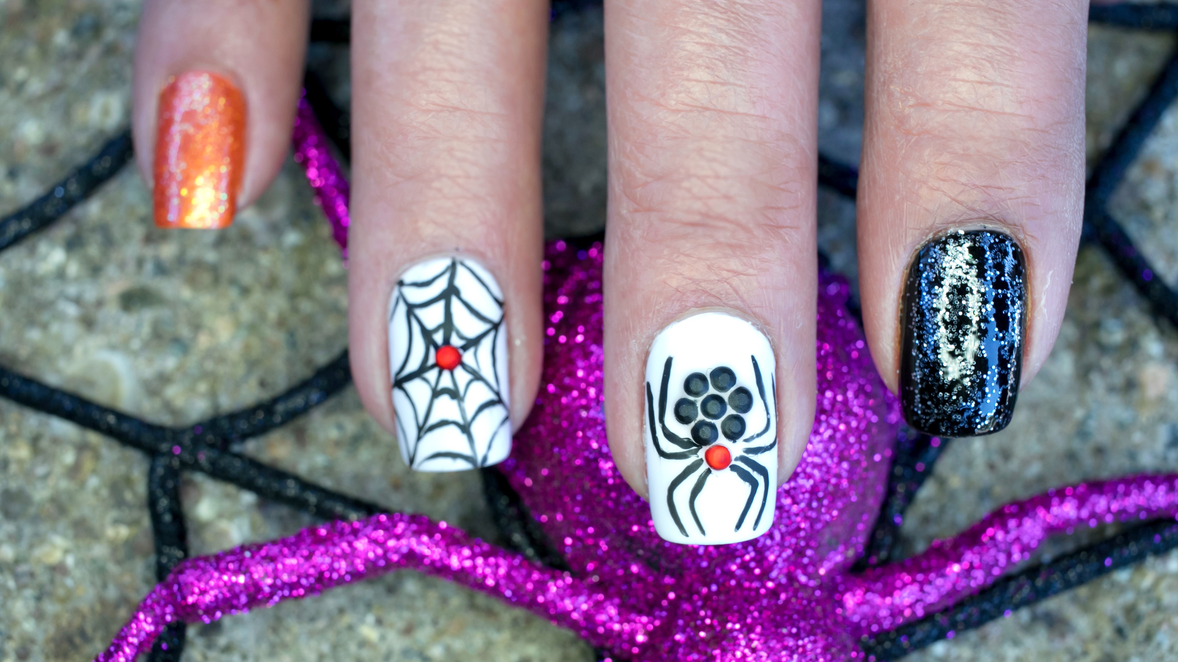 spider-webs-nail-art-designs – Pink Lover