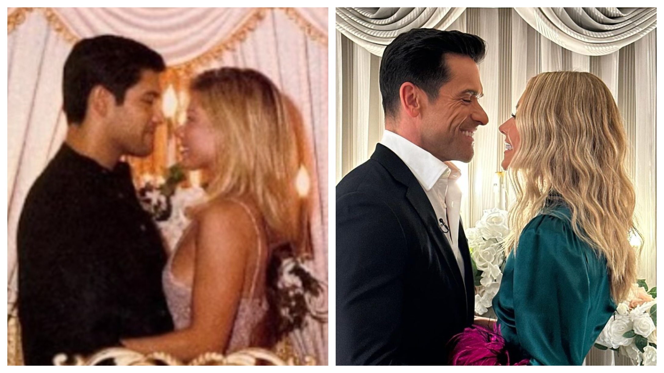 Kelly Ripa And Mark Consuelos Reenact Wedding Photo 28 Years Later