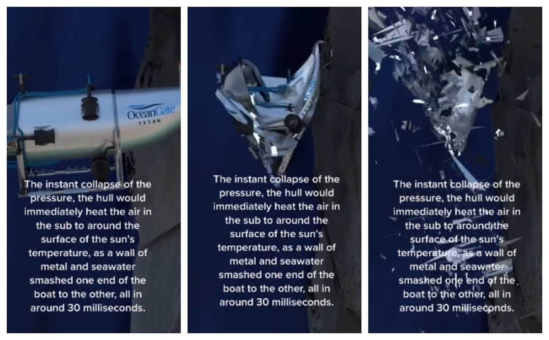 TikTok Videos Imagine How The Titanic Submersible Might Have Imploded ...