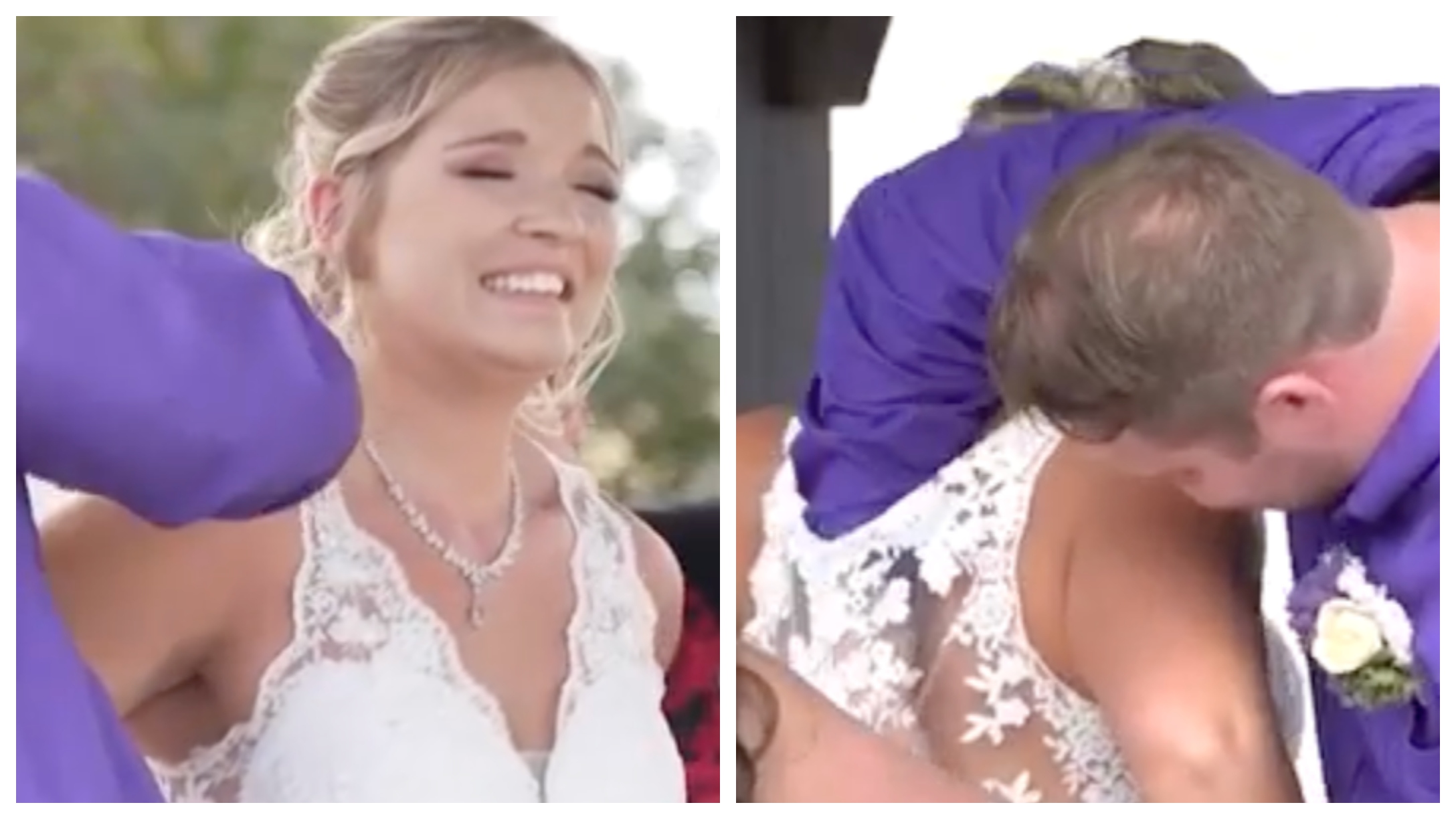 Groom Heroically Saves His Bride From A Hornet LittleThings