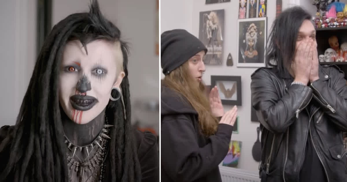 Extreme Goth Reveals Her Glamorous New Look To Boyfriend To See How He Ll React Littlethings Com