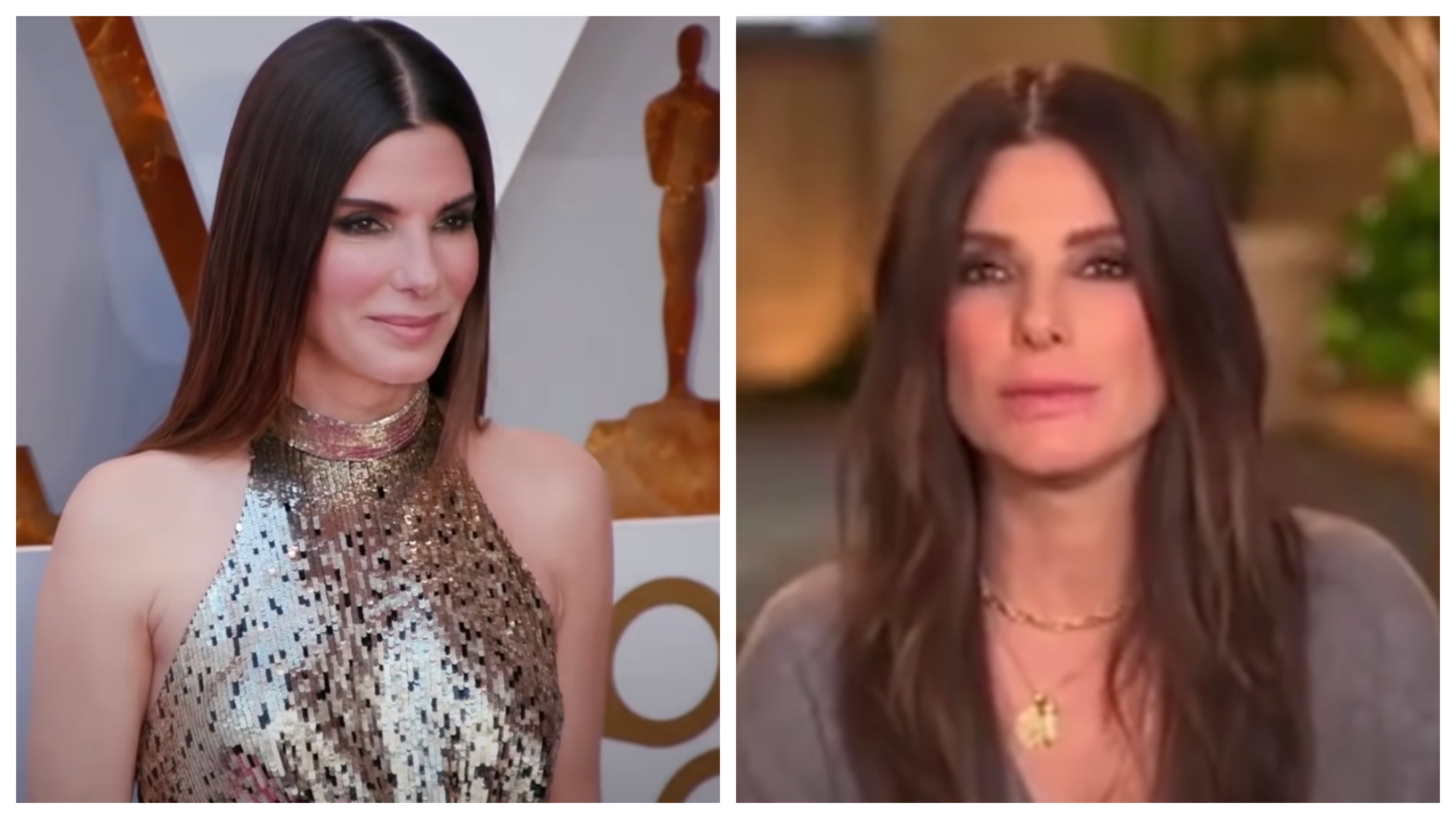 Sandra Bullock Steps Out With Kids Louis And Laila