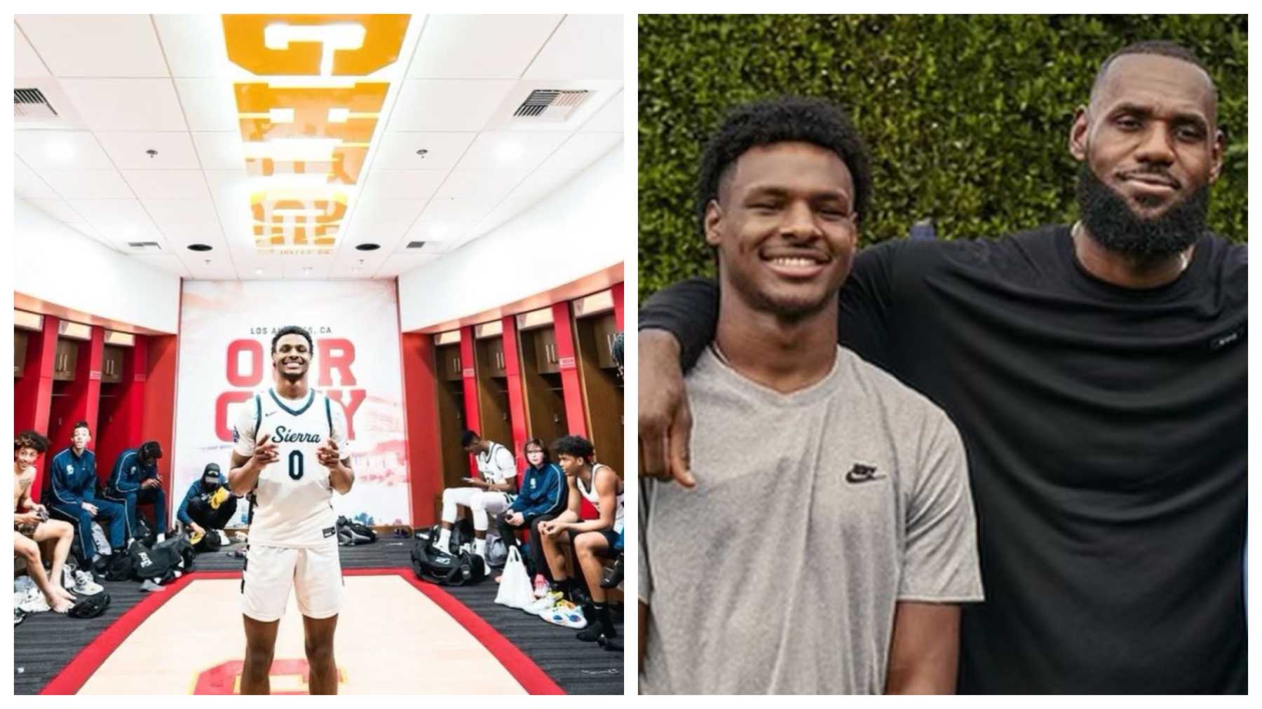 LeBron James' son Bronny commits to play basketball at USC - NBC