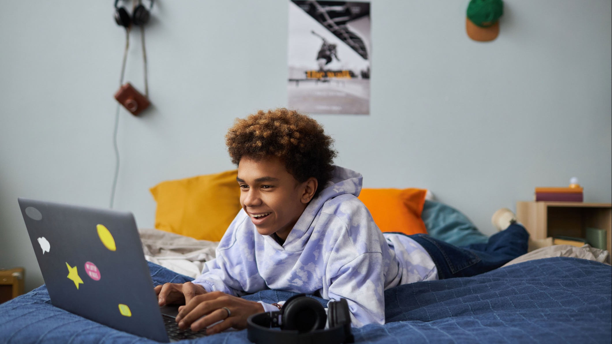 teenager sharing explicit photos on social media