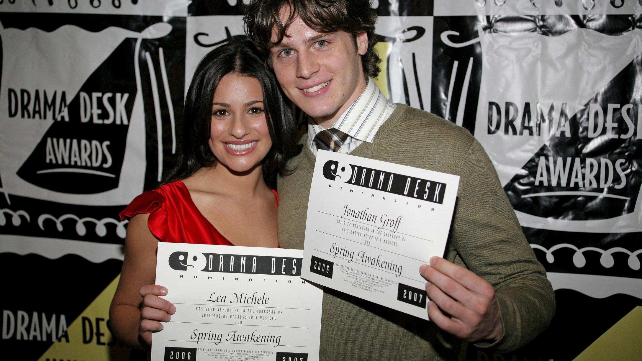 Lea Michele Says She Showed Jonathan Groff Her Whole Vagina For