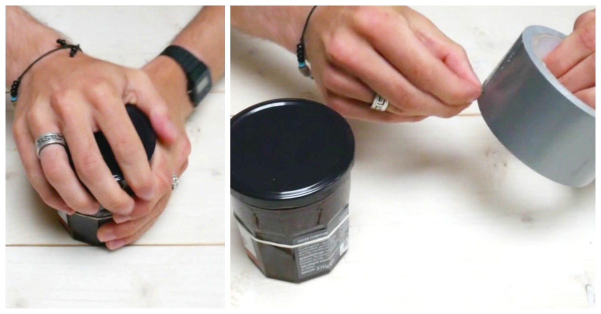Use This Genius Duct Tape Hack To Open Stubborn Jars
