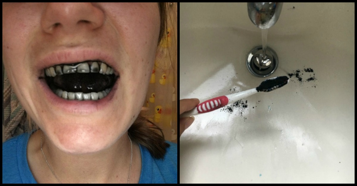 can you brush your tongue with charcoal toothpaste