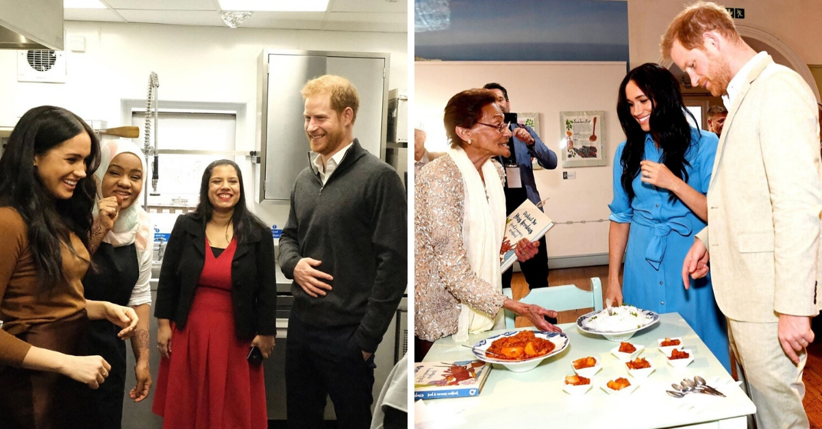 Harry And Meghan Volunteer Delivering Meals For Project Angel Food