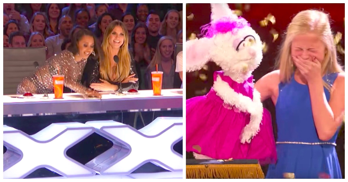 Darci Lynne's Singing Ventriloquist Act Earns Golden Buzzer