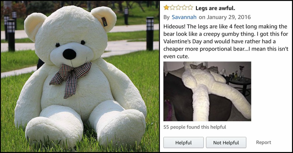 Giant 6 cheap foot teddy bear