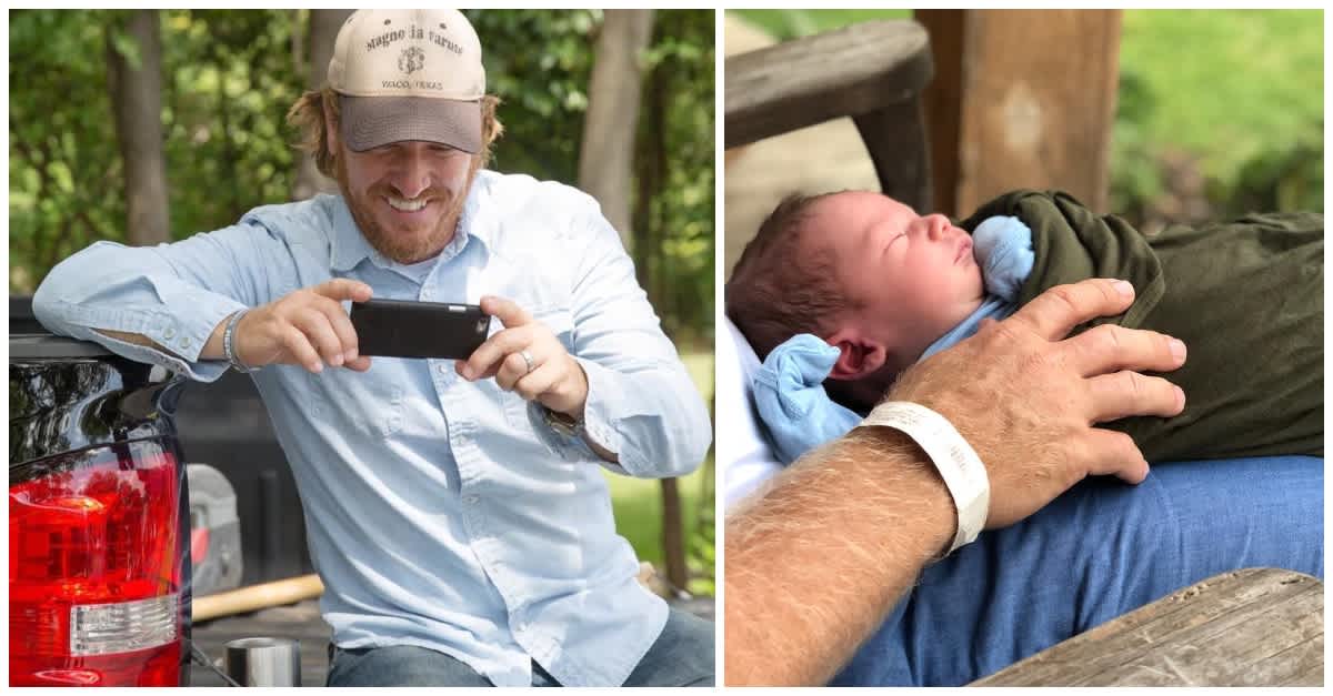 Chip Gaines Gives Us Our First Up-Close Look At Baby Crew: 'My Heart Is