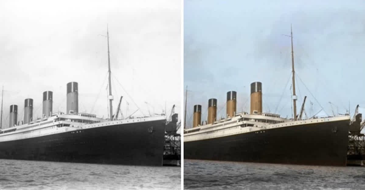 Never-Before-Seen Color Photos Of The 'Titanic' Bring Its Lost Beauty To  Life 