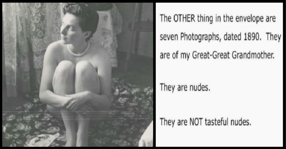 Woman Finds Great-Great Grandmas Nude Photos LittleThings