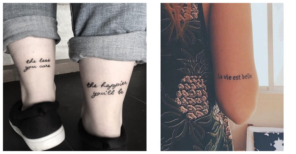 60 Inspiring Tattoo Quotes That Aren't Cheesy 