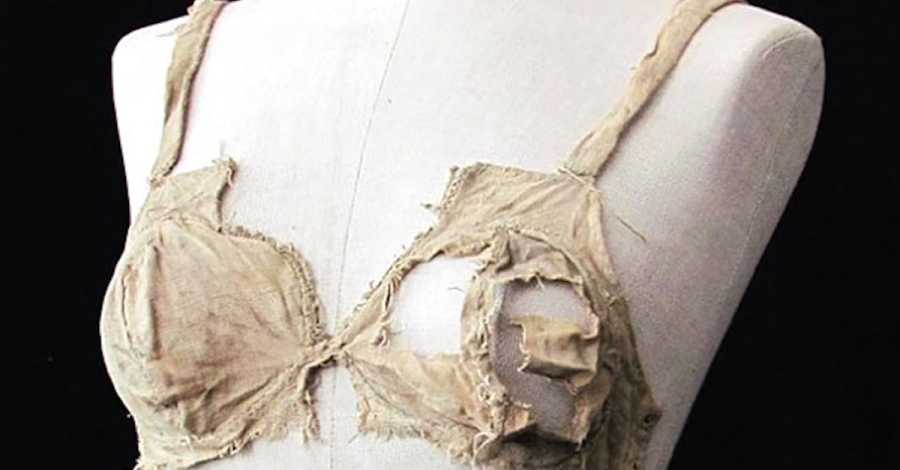 It Looks Like A Raggedy Old Bra — But This Cloth Is PRICELESS To History!  Why? Wow!