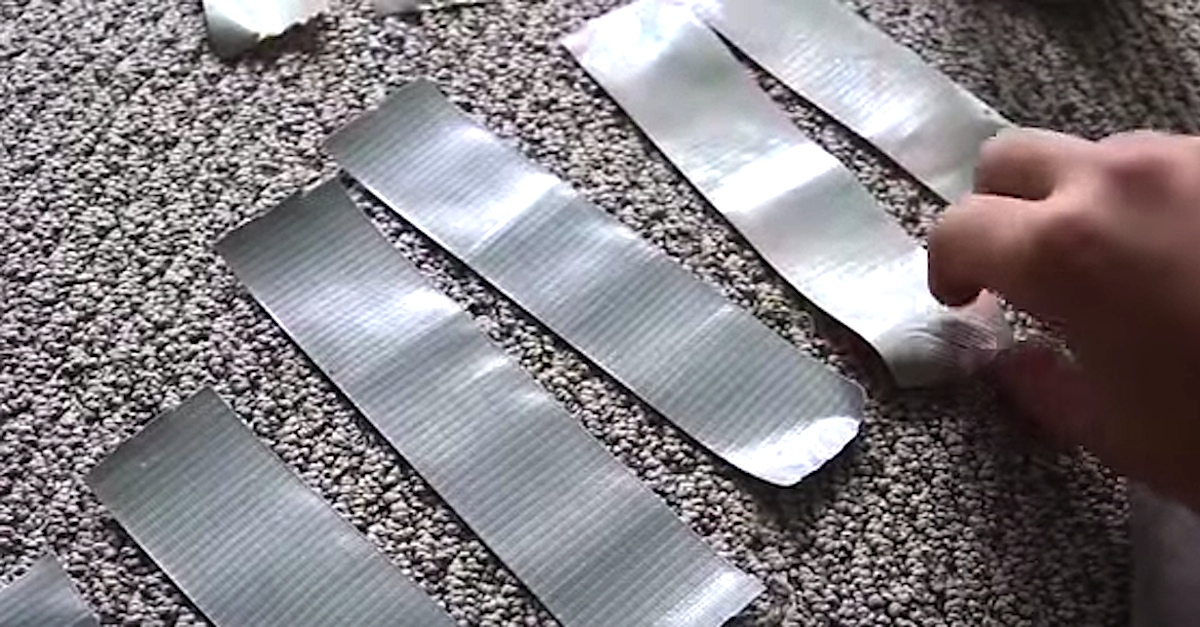 He Put 8 Strips Of Duct Tape On His Carpet. The Result? I NEED To Make