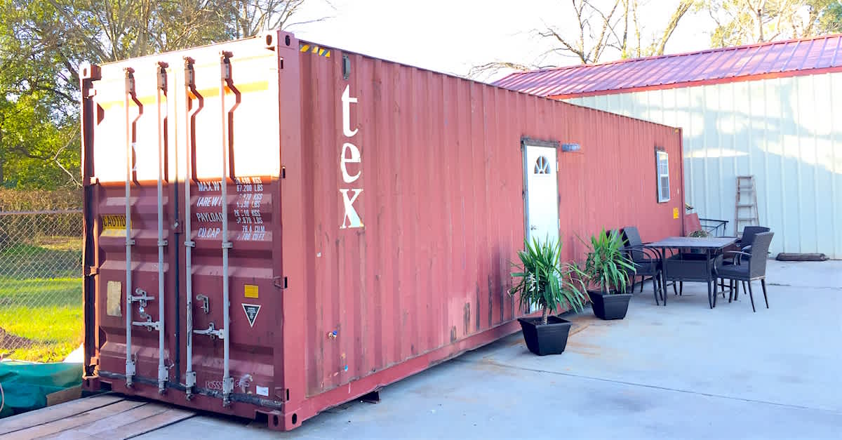 Red Storage Container Is Turned Into A Beautiful Tiny Home ...
