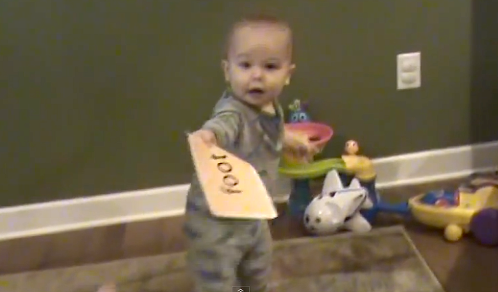 Dad Plays A Game With Baby That's Almost Too Crazy To Believe ...