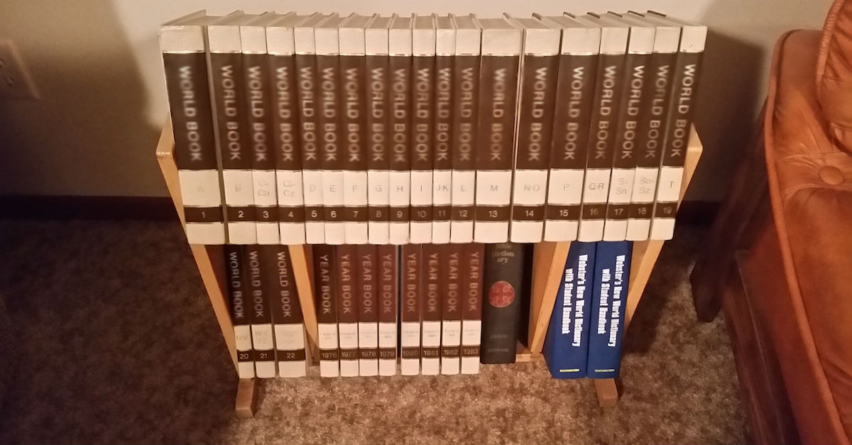 Instead Of Tossing His Old Encyclopedias, He Transforms Them Into THIS ...