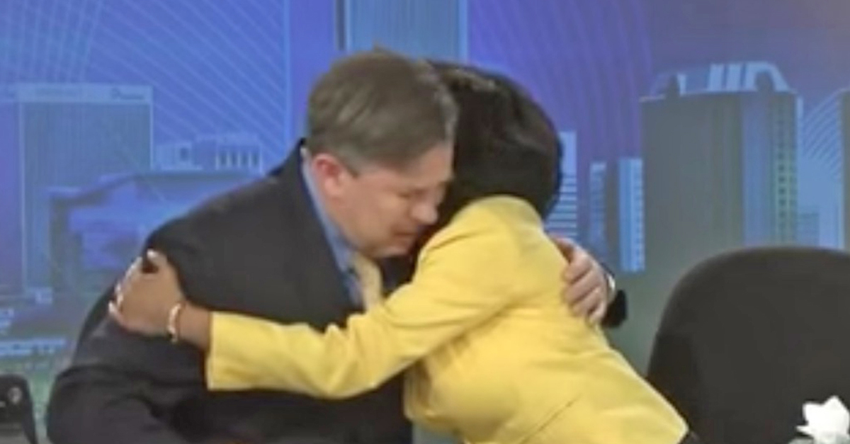 Cameras Catch Anchor Crying On Live TV, Then Co-Host Realizes It's Her ...