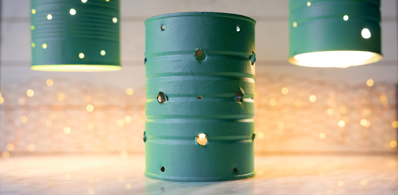 Tin Can Lamp Make A Lantern From Scratch