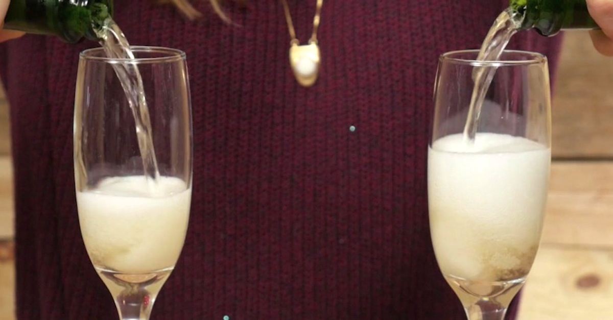 Chill Champagne In Just Minutes By Pouring Ordinary Salt Into A Bucket
