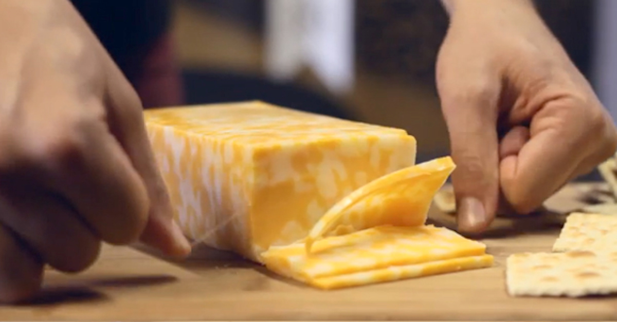 She Cuts The Perfect Slice Of Cheese Using WHAT?! This Is Genius ...