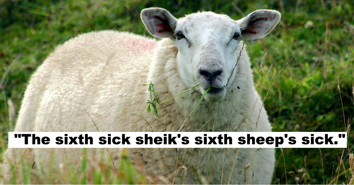 13 World's Hardest Tongue Twisters That Almost No One Can Say