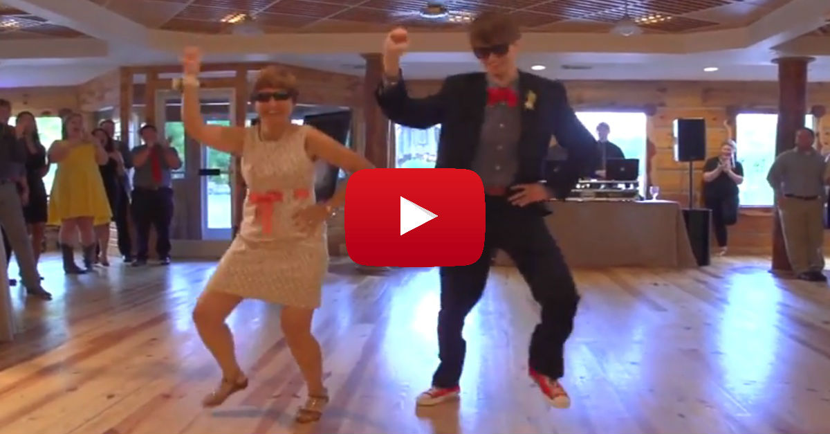 Mother And Son Perform A HILARIOUS Wedding Dance No One Saw Coming