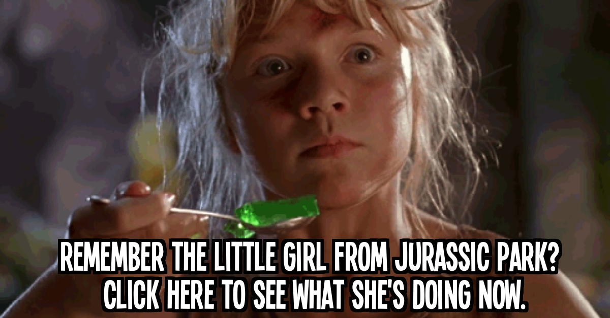 Remember The Little Girl From Jurassic Park? You'll Never Guess What She's Doing Now